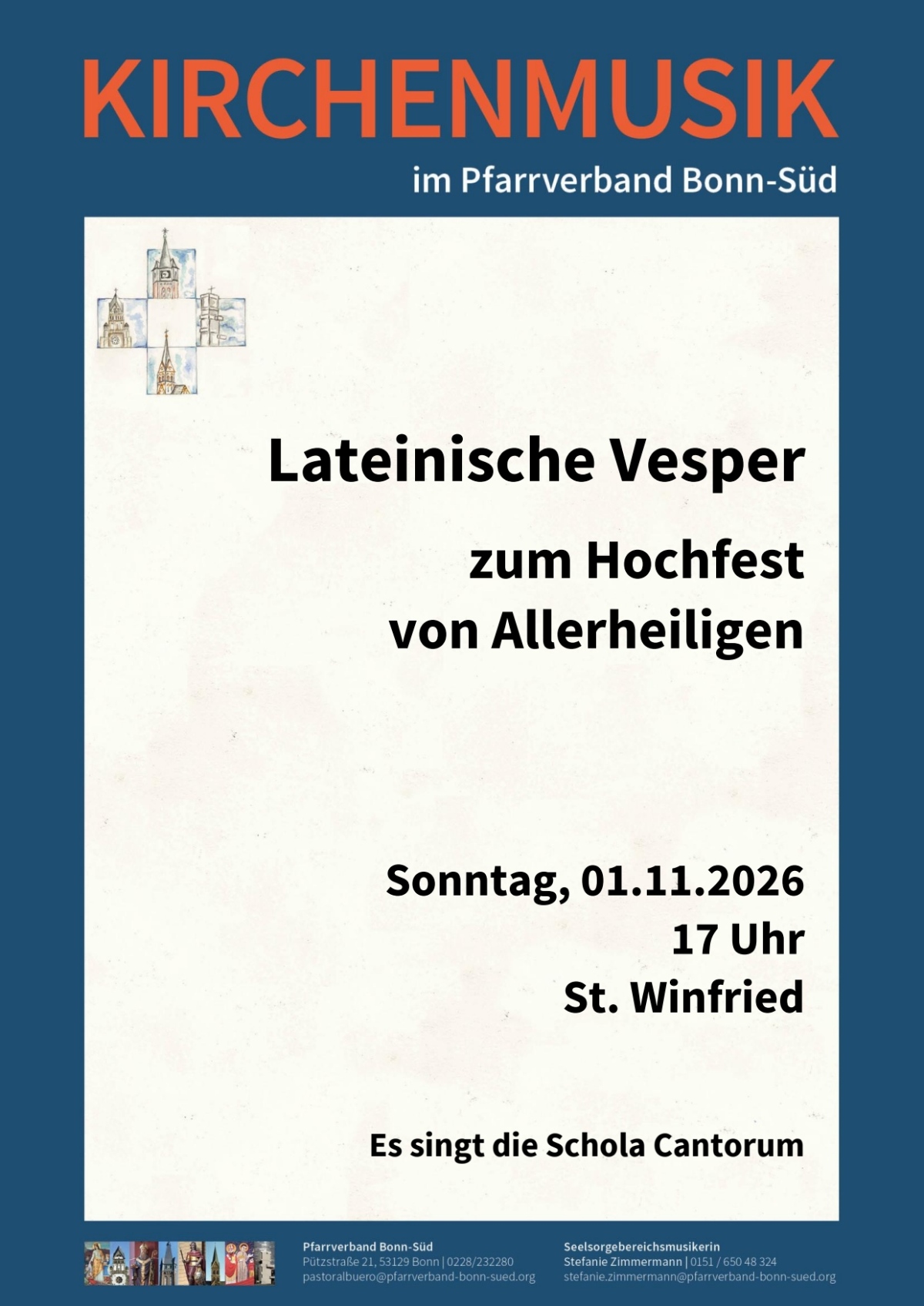 Einladung lateinische Vesper